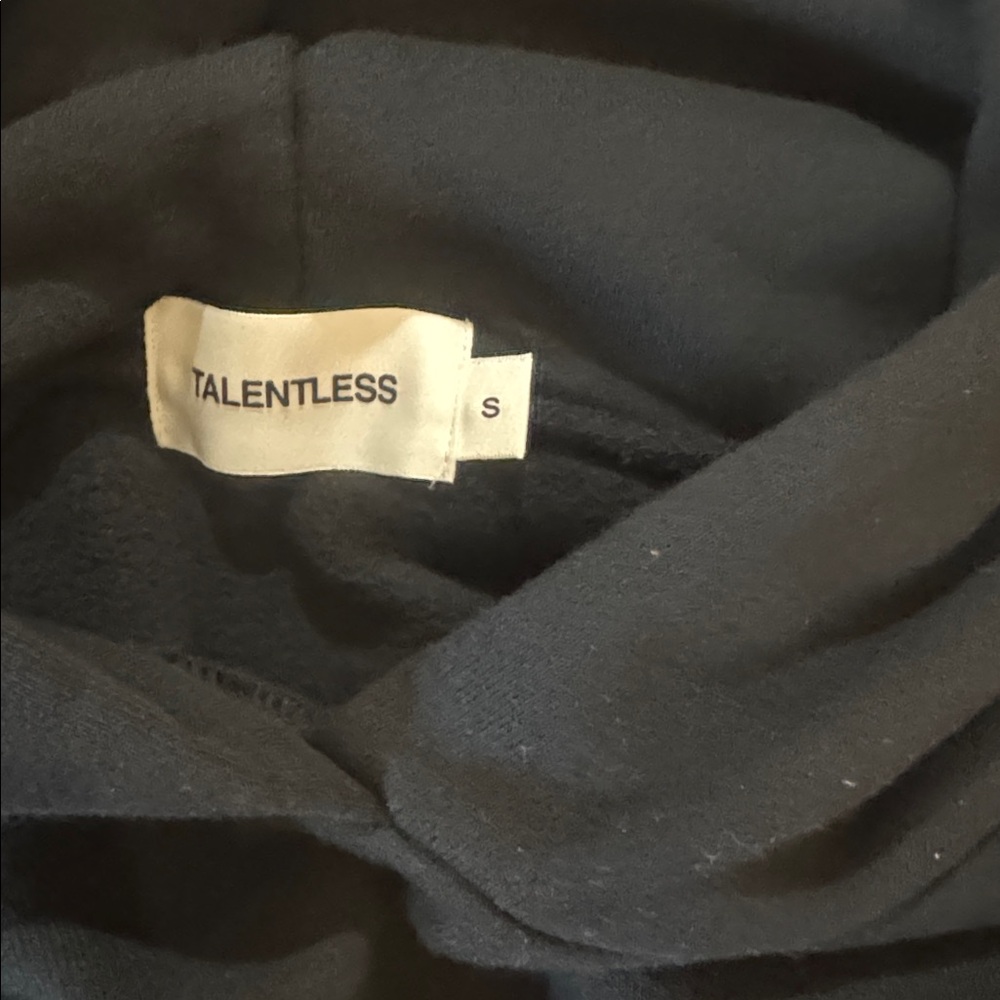 TALENTLESS Black Logo Hoodie and Joggers Set - Picture 3 of 4